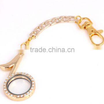 Floating Keychain Locket Floating Locket Keychain Floating Locket Key Chain With Lobster Clasp photo-3