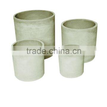 outdoor garden furniture concrete cylindrical jar