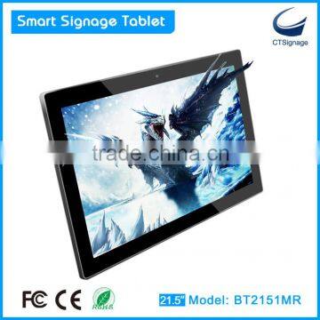 21.5" HD Resolution lcd signage display BT2151MR for mass production OEM ODM/Digital signage display