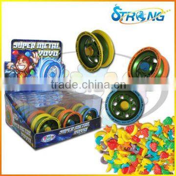 Super High Speed Metal YOYO Game Toy with Candy