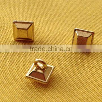 14L Square Shape Metal Shank Button For Sweater Wear -- M1601 photo-5