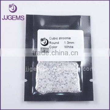 China Wholesale round aaa small size Europe machine cut cz