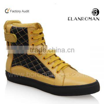 Fashion Sneakers ENLENTNI Genuine Leather Shoes For Men