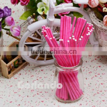 food grade marshmallow colored lollipop paper sticks