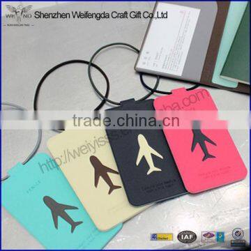 custom cheapest luggage tag with logo embossed wholesale china supplier