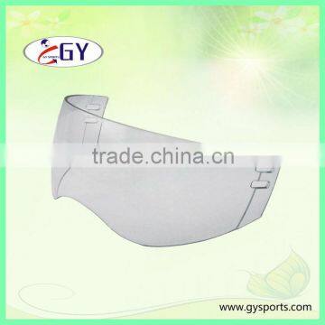 Both Side Fog Free And Anti-scratch High Quality Clear Ice Hockey Visor CE Approval