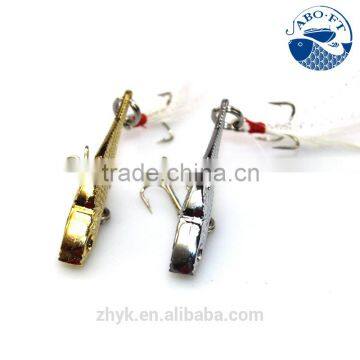 2016 Wholesale Fast Sink 5cm 12.5g Golden Silver VIB Flash Fishing Bait photo-5