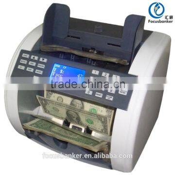 ( Hot ! )mix Value Counting Machine/currency Counter/money Detector With UV MG IR Fake Note Detection for Barbados Dollar(BBD)