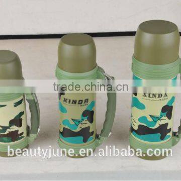 Army Green stainless steel thermos vacuum flask sports water bottle insulated infuser portable hot water kettle water