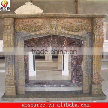 granite fireplace mantel