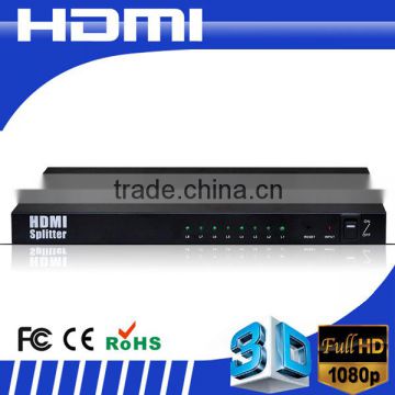 1.4v 4KX2K hdmi splitter 1x8