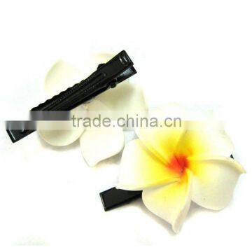 Hawaiian Foam Flower Clip,Plumeria flower,Hibiscus flower, Frangipani flower,Hair accessory