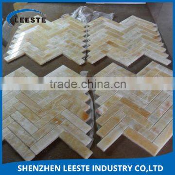 China wholesale fumigated wood crates cheap honey onyx mosaic tile price