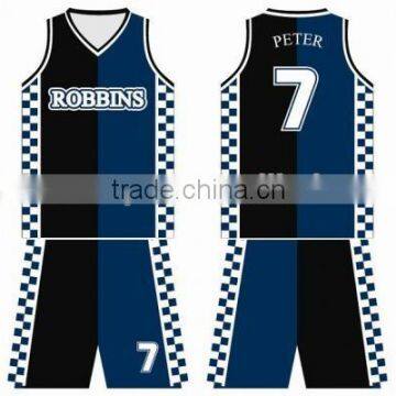 Hot Contrast color colleage basketball uniform                        
                                                Quality Choice