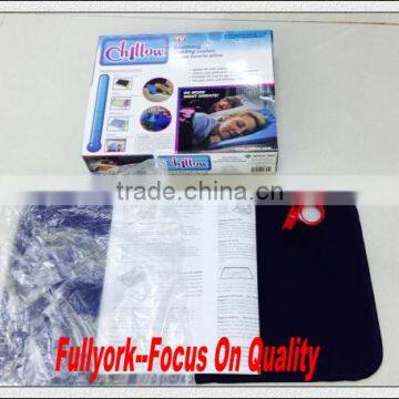 CHILLOW Cooling Pillow Pad Device Insert Comfort Sleeping Therapy SEEN ON TV