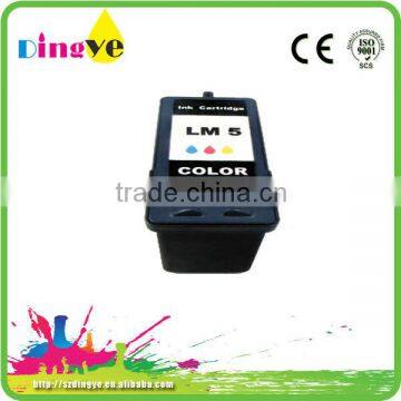 good printing quality remanufactured ink cartridge for lexmark LM5