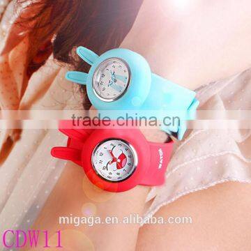 Pink Silicone Change Jelly Watch Face for Kids photo-4