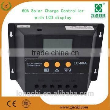 60A PWM solar charge controller with LCD display