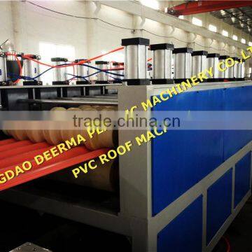 PVC roof sheet production line/PVC roofing tile extrusion machine