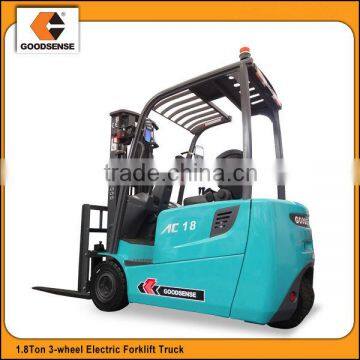 High Quality AC Motor 3-Wheel Electric China Forklift Truck With CE for Sale photo-2