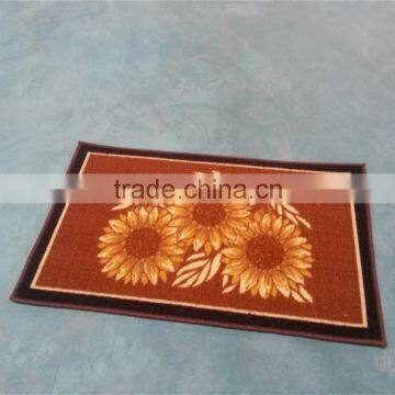 Nylon loop pile screen print PVC backing mats