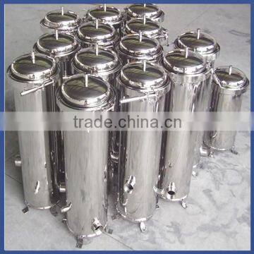 stainless steel ss 304 cartridge filter housing, water filter housing for pleated filter cartridge