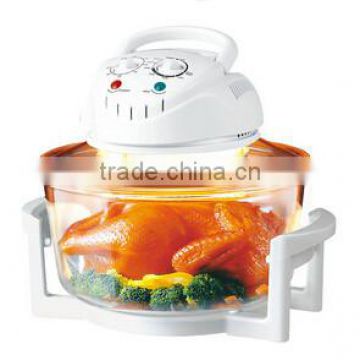 12L Glass Halogen Oven electric pizza oven with CE GS CB RoHS LFGB approval