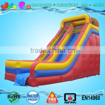 High qulity and cheap dry slide,garden inflatables slide for kids/adults