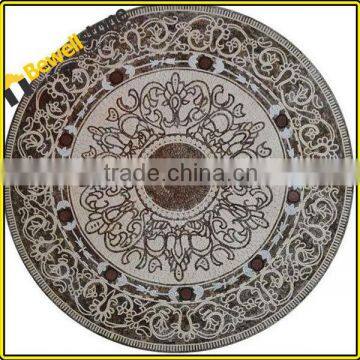 PreMade Nice Design Honed Marble Travertine Mosaic Medallion Tiles