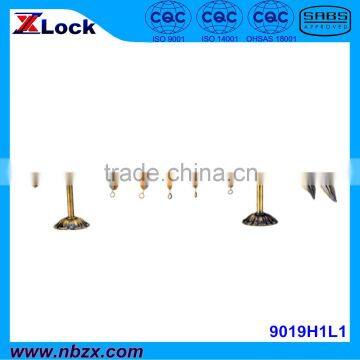 Decorative iron curtain rod set (9019H1L1)