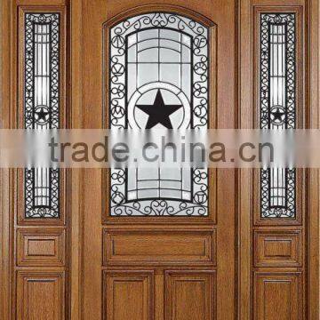 American Latest Design Wooden Doors Exterior DJ-S9123MSTHS-4