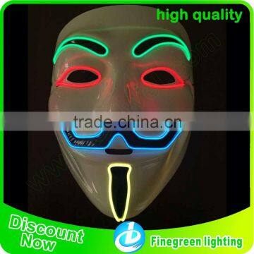 led V Size lighting wire mask with different colors