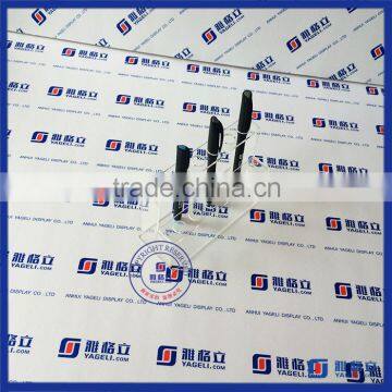 Yageli Factory Reliable Supplier Clear Acrylic Pen Display Stand With Client Logo photo-3