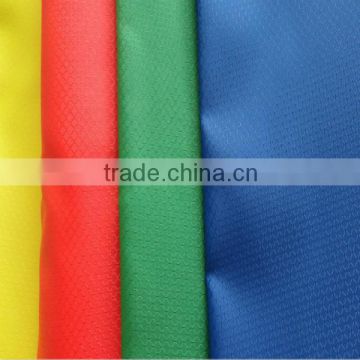 210D polyester diamond rip stop fabric