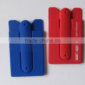 Silicone Cell Phone Card Holder With Stand photo-3