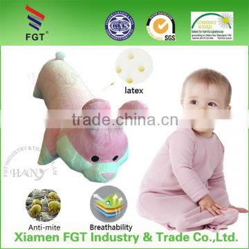 high quality natural latex stuffed animal baby pillow