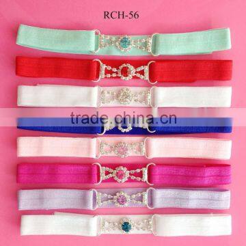 2015 hot selling Factory price pearl and Rhinestone connector decoration headwear (RCH-56)