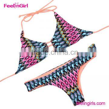 Peacock eye beautiful women sexy bathing suit