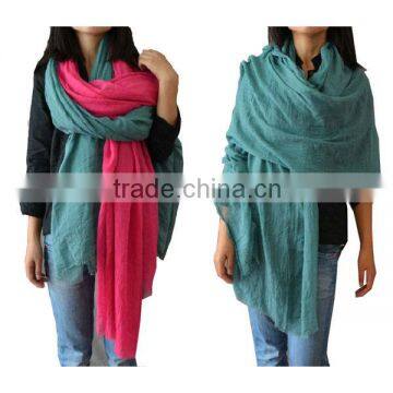 2016 Fashion Plain color 100% Viscose Spring Summer Scarves