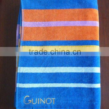 promotion popular stripe high quality beach towel