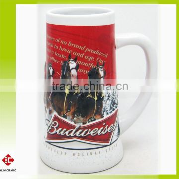 Wholesale Sale Hand Made and High Quality Budweiser Ceramic Mug