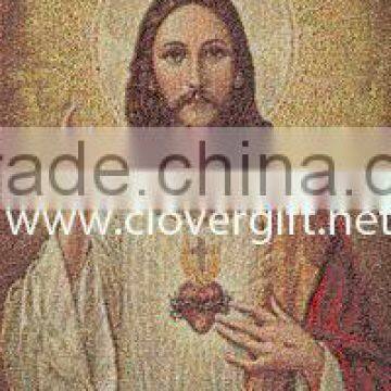 Sacred Heart Of Jesus Catholic Wall Hanging Tapestry Icon