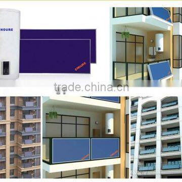 Stainless steel villa flat plate solar collector