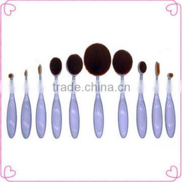 High quality toothbrush makeup brush set