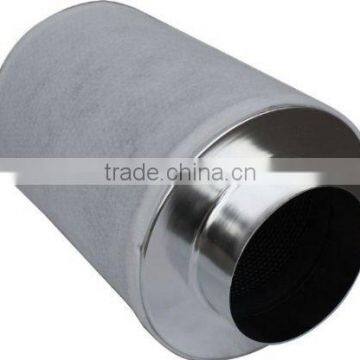 Hydroponics ventilation Cartridge carbon filter,odor filter 6 inch carbon air filter for greenhouse