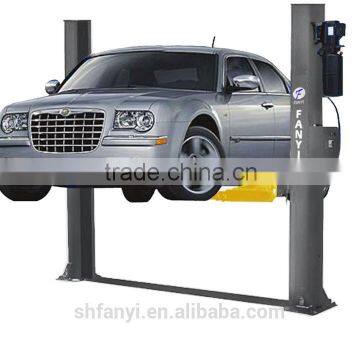 Solenoid one side release hydraulic car lift Low pad arm design