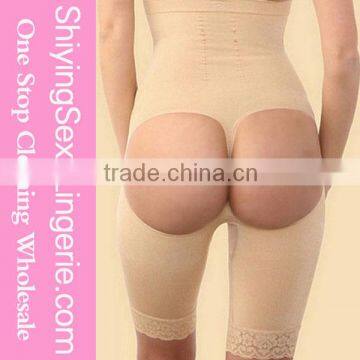 Black Sexy Cutout Lace Trim Body Shaper Slimming Machine photo-6