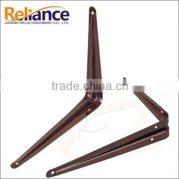 Brown Metal Hanging Shelf Bracket