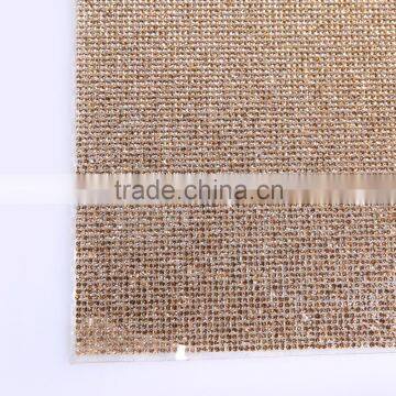 Fashion 24cm*40cm Hot Fix Crystal Rhinestone Mesh Sheet for Bag Quality Choice
