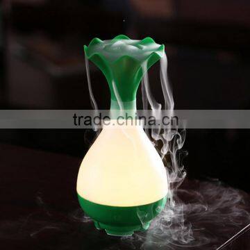 5 Color decorative Ultrasonic Home Aroma Humidifier Air Diffuser Purifier Atomizer Essential Oil Diffuser Mist Maker Fogger